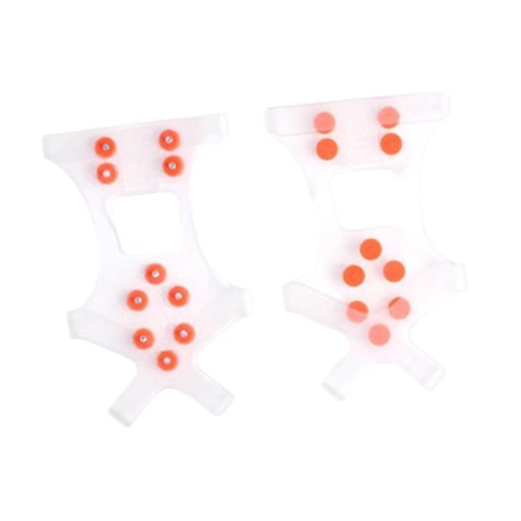 1 par de crampones para de nieve con tacos antideslizantes para hielo y nieve, ideales para caminar en invierno. M