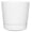 White, variant on Novelty Full Depth Round Cylinder Pot, Glossy Black, 6-Inch (10068)