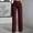 Wine #006, variant on Dress Pants for Womens High Waisted Wide Leg Office Work Slacks Summer Fashion Trendy Trousers with Pockets Dark Green XL