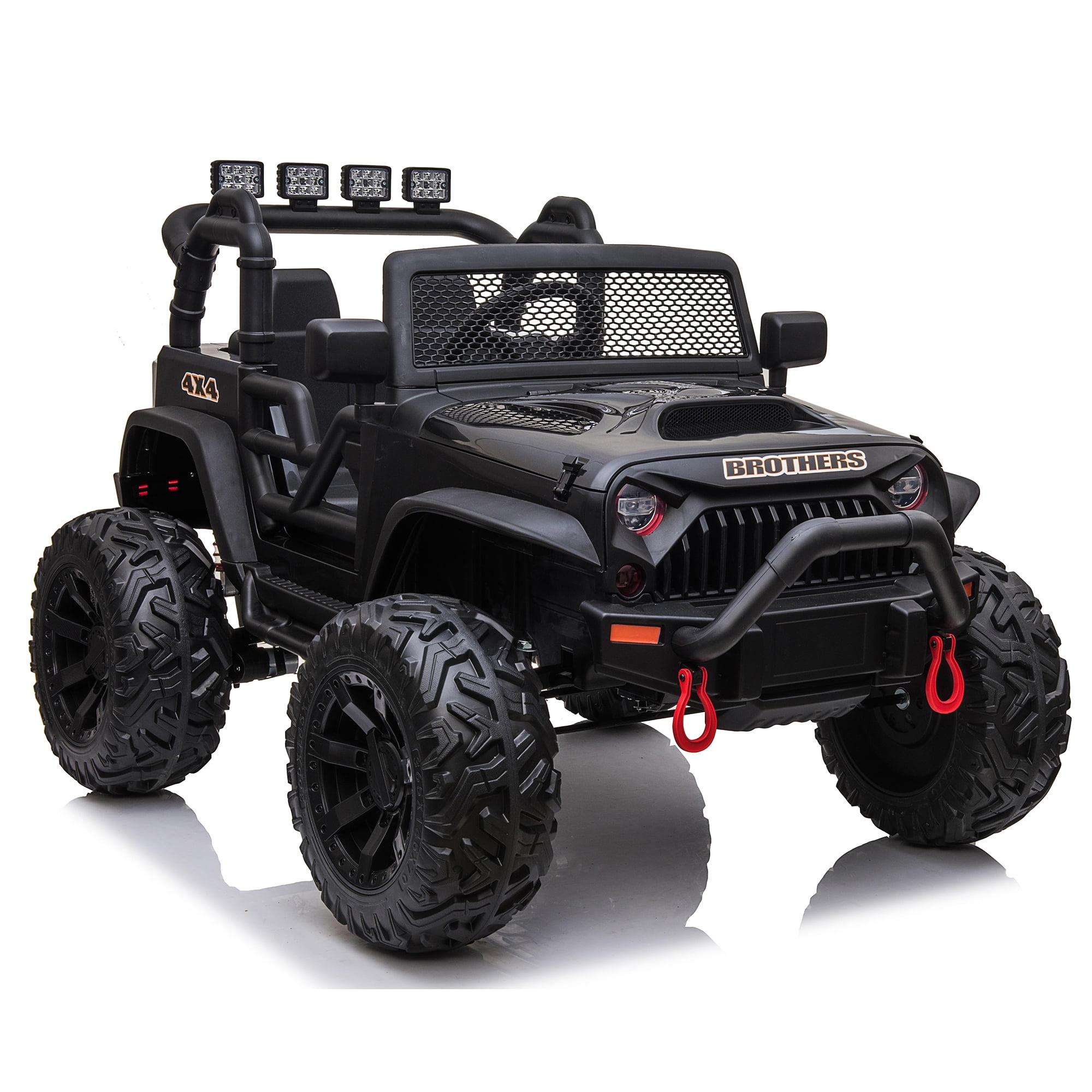 24V Kids Ride On Truck Car with Remote Control & 2 Seater, 400W Motor