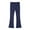 Navy, variant on FAIWAD Girls Flare Leggings Bell Bottoms School Uniform Pants Casual High Waisted Stretchy Bootcut Pants