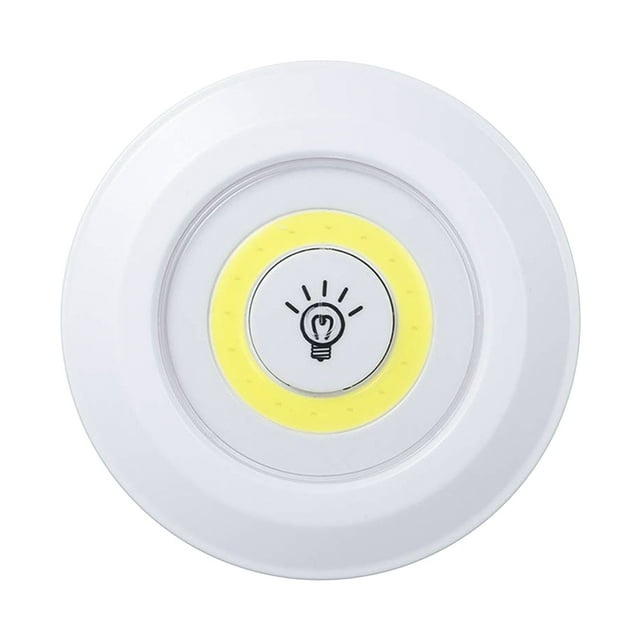 Garde-robe 3 Pcs pour la Maison avec Télécommande, Lumières de Rondelle à DEL Alimentées par Pile avec Minuterie