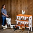 thumbnail image 4 of Poulailler à 6 Trous avec Ventilation, Acier Galvanisé pour Poules et Canards, 4 of 7