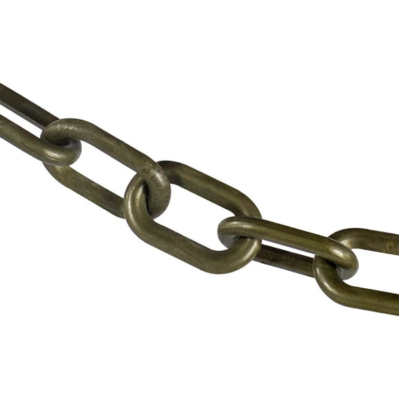 2 Inch x 25 Feet Khaki Gold Heavy Duty Plastic Safety Chain