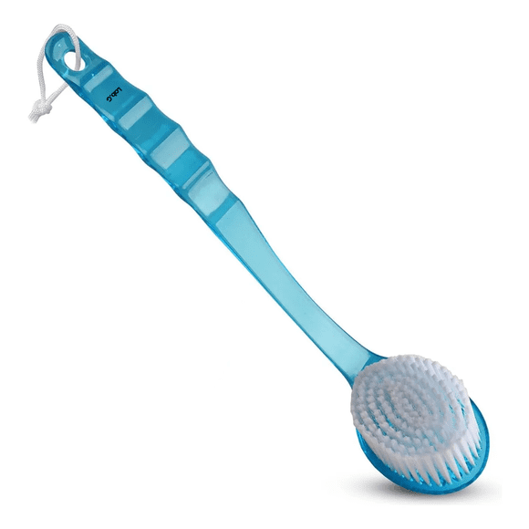 "Cepillo De Ducha Con Mango Largo Para Espalda Lab.G, Azul "