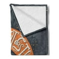 thumbnail image 2 of Vintage Soft Flannel Fleece Throw Blanket, What Does the Fox Say? Hipster Animals Know Better Habitat Creature Illustration, Cozy Plush for Indoor and Outdoor Use, 60" x 80", Multicolor, by Ambesonne, 2 of 5