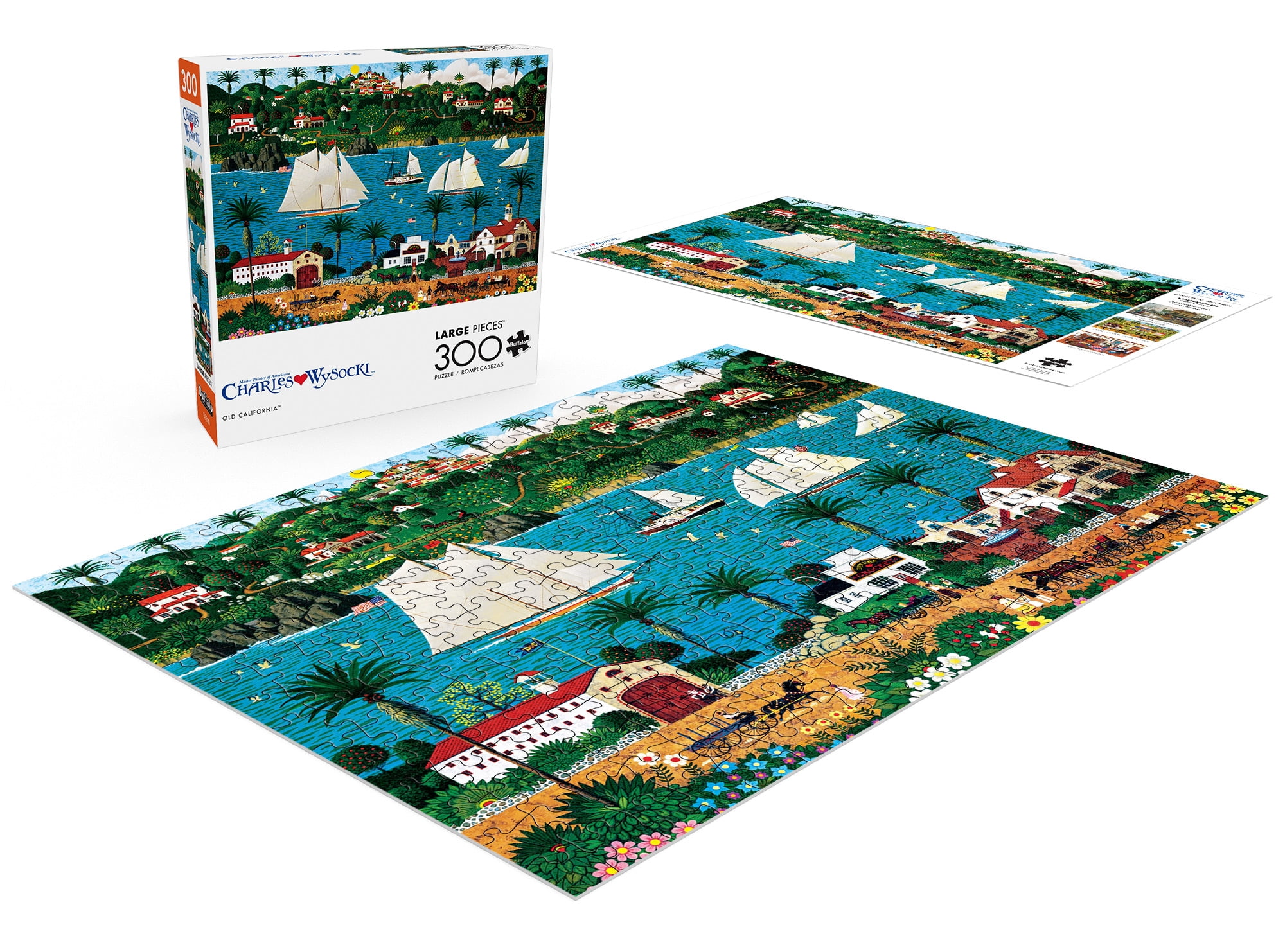 Buffalo Games Charles Wysocki - Old California 300 Pieces Jigsaw Puzzle