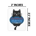 thumbnail image 3 of Cat Ladies for Harris Vinyl Sticker 2pk 2.5x2 Decal Shes Speaking Im with Her Cat People Laptop Sticker Car Bumper Comma La Childless, 3 of 4