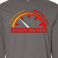thumbnail image 4 of Inktastic Christmas Jolly Meter Bah Humbug Long Sleeve T-Shirt, 4 of 5