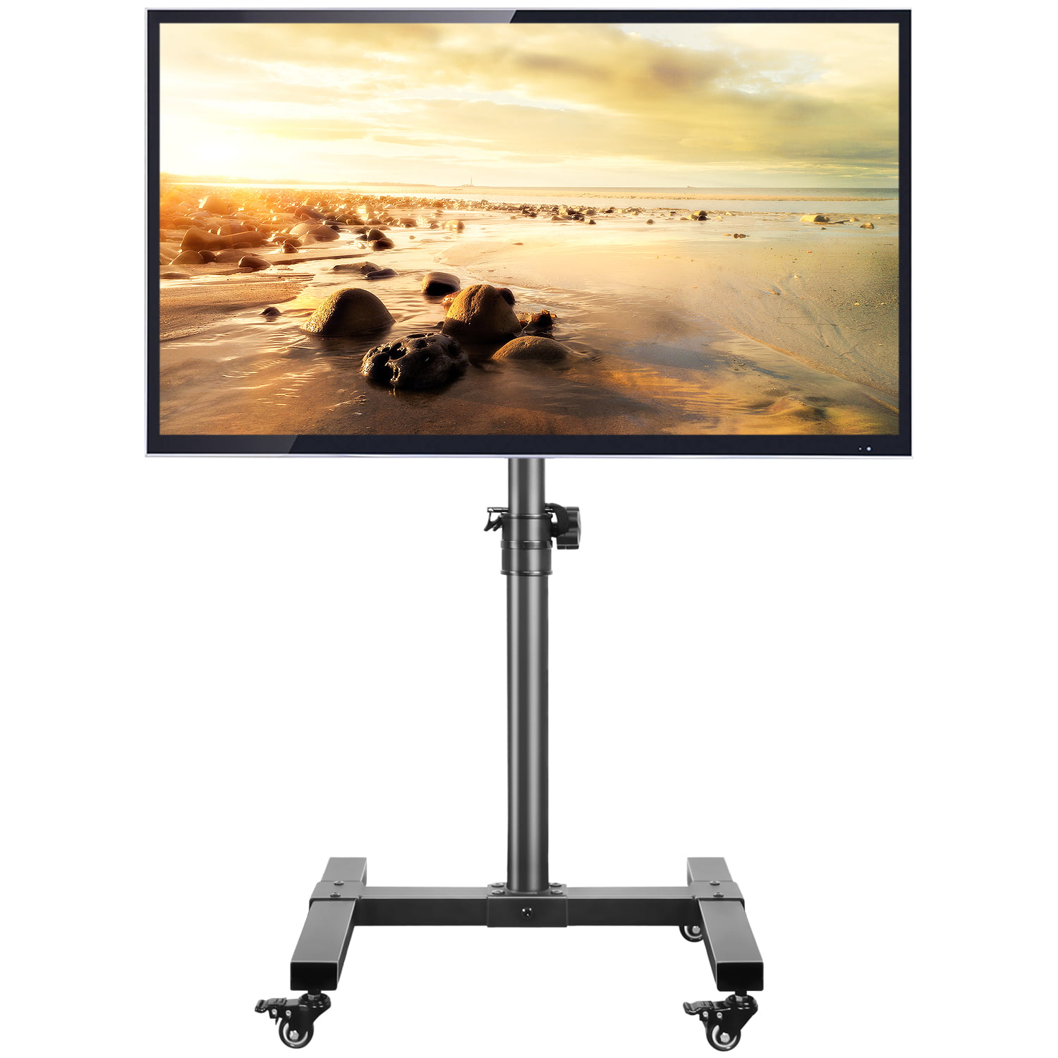 Portable Tripod TV Stand with Swivel & Tilt Mount for 32"-70" Flat Screens TVs 