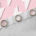 thumbnail image 4 of Erosebridal Cartoon Lightning Black Out Curtains,Pink And White Curtains Pack of 2 (42x63 Each) For Girls Kids, 4 of 7