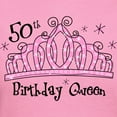 thumbnail image 3 of CafePress - Tiara 50Th Birthday Queen Women'S Dark T Shirt - Women's Traditional Fit Dark T-Shirt, 3 of 4