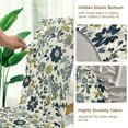 thumbnail image 5 of Yayeee 2 Pack Dining Chair Covers Stretch Parson Chairs Slipcovers Seat Protector, Light Floral, 5 of 6