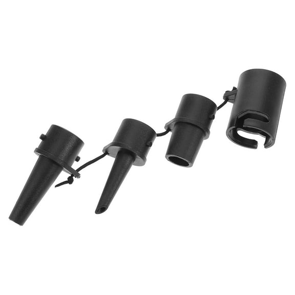 ADDHAT Pump Air Nozzle Inflator Pump Nozzle Black 1 Set
