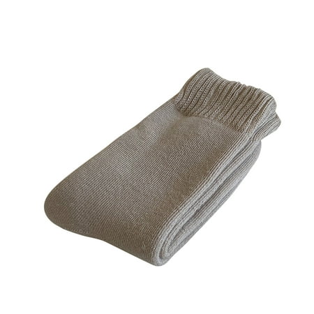 

TANGNADE Women Autumn And Winter Warm Thick Socks Solid Color Mid Tube Socks