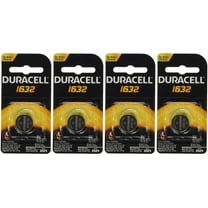 4 Pcs Fresh Duracell Lithium Battery ECR1632 CR1632 DL 1632 3V Batteries