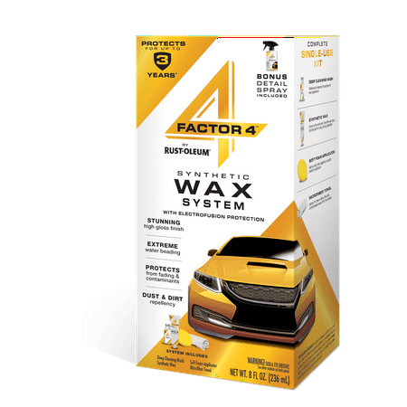 Factor 4 Synthetic Car Wax Kit (Best Anti Rust Treatment For Cars)