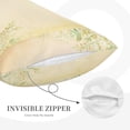 thumbnail image 5 of Bixox Flower Printed Pillow Protector,Super Soft Ideal for Home,Guests,Rentals - 16"x24", 5 of 8