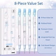 thumbnail image 5 of 8 Pcs Cute Rabbit Mechanical Pencils with Eraser 0.5mm Kawaii Cartoon Rabbit Mechanical Pencil Pencil Rabbit Gifts for Women Man, 5 of 7