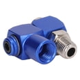 thumbnail image 4 of Conector De Manguera De Aire, 4 Piezas 1/4 Pulg. NPT Conector De Manguera De Conexión De Aire Giratorio Adaptador De Herramienta Neumática Giratorio De 360 ​​​​° 150 PSI, 4 of 8