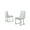 White Faux Leather, variant on Simplistic Pink Velvet Side Chairs with Silver Chrome Base (Set of 2)