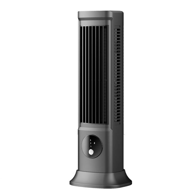 Ventilador Refrigeración para Escritorio Enfriador Aire Torre Recargable Por USB 3 Velocidades