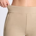 thumbnail image 3 of Women’s Fleece Lined Pants, High Waisted Stretch Casual Pants, Warm Tapered Straight Leg Pants for Fall & Winter, Golf, Hiking, Work & Everyday Wear, 29"/31", 3 of 9
