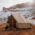 thumbnail image 3 of WHITEDUCK Regatta Canvas Bell Tent - w/StoveJack, Waterproof, 4 Season Luxury Camping and Glamping Yurt Tent Outdoor (13' (4M), Water Repellent, Sandstone Beige), 3 of 7