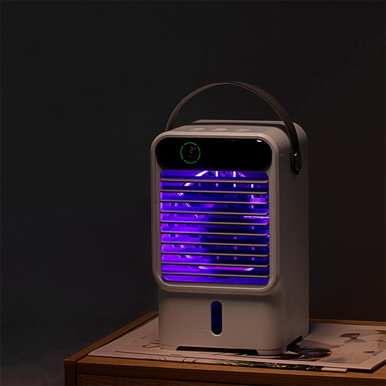 Portable Air Conditioner, Water Circulation Cooler, with Digital Display, 3 Settings, 500ml Capacity, Suitable for home and office use