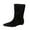 Black, variant on Boots for Women,Stylish Women Mid Calf Boots Pointed Toe On Flat Heel Comfortable Stretch Fabric For Casual Walking And Everyday Wear,Knee High Boots Women,Black,6