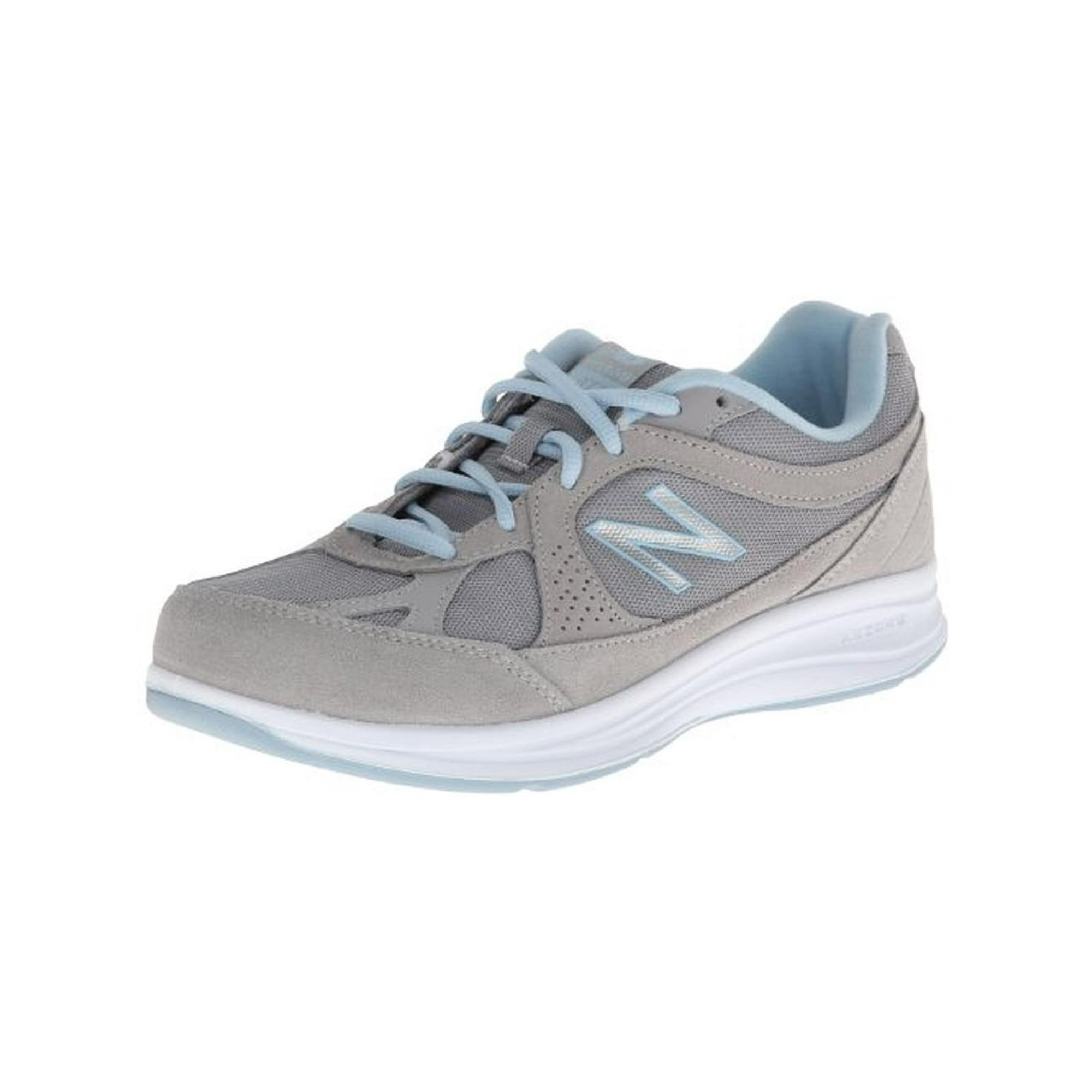 New Balance Women s 877 V1 Walking Shoe Silver 9 Narrow Walmart