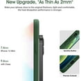 thumbnail image 5 of Liquid Silicone Case for iPhone 12 Mini (5.4''), [Scratch-Resistant, Anti-Fingerprint, Shockproof] Protective Slim Phone Case, 4-Layer Cover with Microfiber Lining, Silky-Soft Touch, Green, 5 of 14