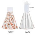 thumbnail image 3 of Yayeee Kitchen Hanging Hand Towels Set of 2 with Loop Bathroom Absorbent Tie Towel, Small Floral Blooms, 3 of 7