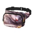 thumbnail image 2 of Easygdp Warm Sunflower Sleeping Cat Fanny Packs para Mujeres y Hombres, Bolsa de Cinturón, Bolsos de Cruz para Trabajo/Correr/Senderismo, 2 of 9