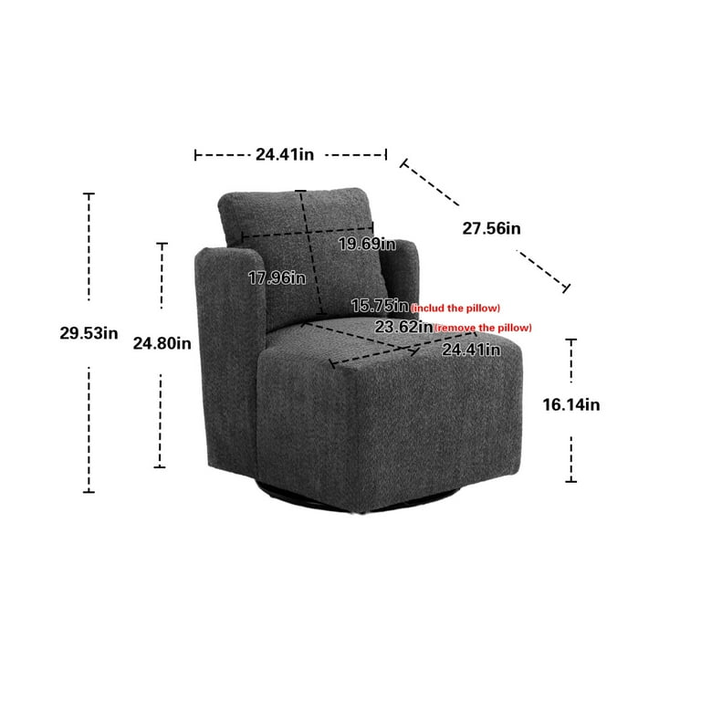 Double barrel chair outlet