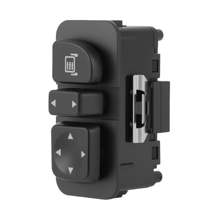 Unique Bargains 577.75636 Power Rear View Mirror Switch for Peterbilt 325 335 337 348 357 365 367 378 379 382 384 385 386 388 389 567 Rearview Mirror Control Switch Replace Q27-6016-001 Q276016001