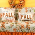thumbnail image 6 of Fall Throw Pillow Cover 18x18 Inch Farmhouse Decorative Throw Pillowcase Autumn Saying Thanksgiving Orange Decorations Seasonal Cushion Case for Sofa Couch Home Bed, 6 of 6