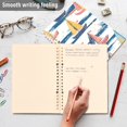 thumbnail image 4 of FORMRS 1-Subject Spiral Notebook 8" x 5" College Ruled 60 Refillable Sheet A5 Hard Cover, 2 Pack, White Hand Drawn Sailboats, 4 of 7