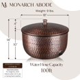 thumbnail image 3 of Soporte para manguera de jardín Monarch Abode 100 pies metal cobre, 3 of 8