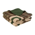 thumbnail image 5 of Donna Sharp Pine Star Pieced & Embroidered Cotton Decorative Throw, 5 of 6