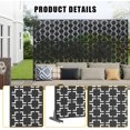 thumbnail image 4 of YUSAZENS 47x72 Inch Galvanized Steel Garden Screen Panel Square Pattern Metal Privacy Fence for Outdoor Yard Patio Landscape Decoration, 4 of 8