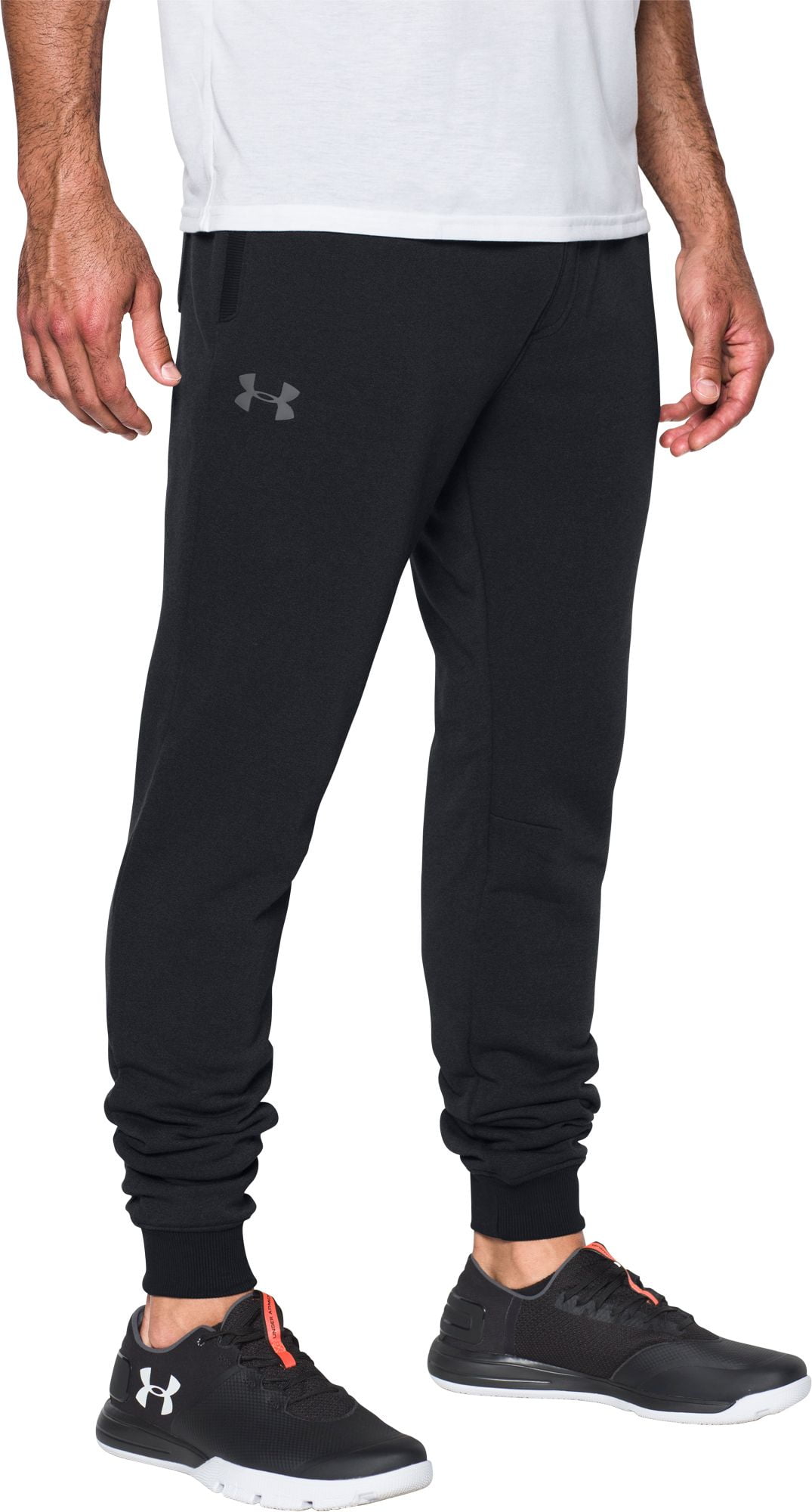 stacked mens joggers