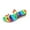 Multicolor Wedges Shoes for Women, variant on Hopeusnice Wedges Shoes for Women Soft Non-Slip Breathable PU Materials Summer Shoes Women's Wedges Shoes Open Toe Trendy Thick-Soled Platform Wedge Heel Comfortable Walking Shoes Multicolor 39