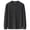 Black, variant on Men's Sweater Solid Color Long Sleeve Casual Warm Fleece Lined Fall Winter Pullover Sweater