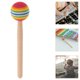 thumbnail image 5 of 5 baquetas de madera con forma de piruleta para percusión, juguete de percusión manual con mangos de madera para niños y adultos, 5 of 8