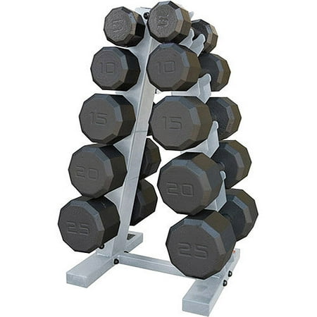 CAP Barbell 150 lb Eco Dumbbell Set with Rack (Best Forearm Workout With Dumbbells)