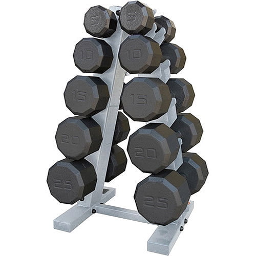 Cap Barbell 150 Lb Eco Dumbbell Set With Rack