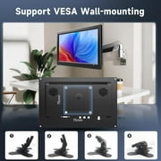 Podofo 10.1” HD Monitor for Mini TV & Car Video Player & Computer Display TFT LCD Color Screen Built in Speaker