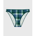 thumbnail image 4 of Culotte Bikini en Coton à Carreaux Evergreen, 4 of 5