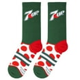 thumbnail image 6 of Cool Socks – 7UP Big Dots Crew Socks – Official Licensed Novelty Unisex Socks – Large Size Comfy, 6 of 6